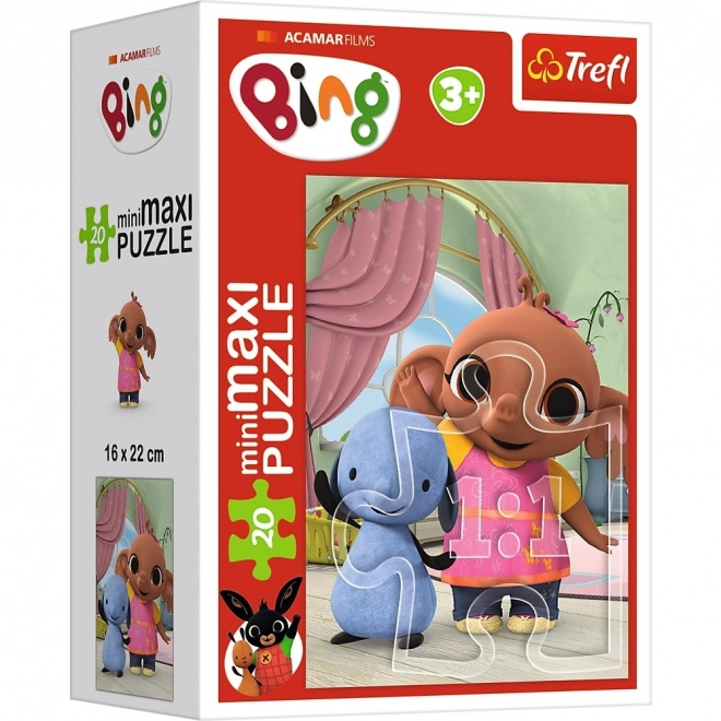 Minipuzzle miniMaxi 20 pièces Les amis de Bing/Lapin Bing
