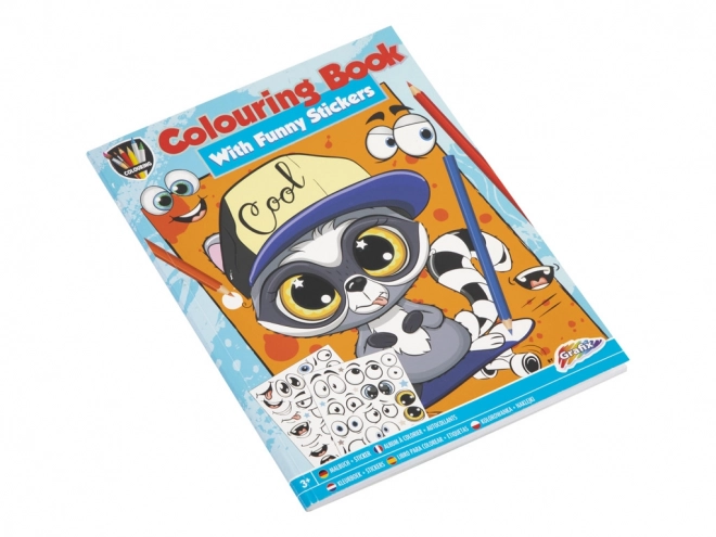 Livret de coloriage avec autocollants