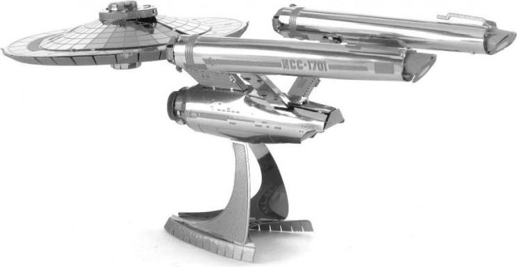 Vaisseau STAR TREK iconique en version métallique