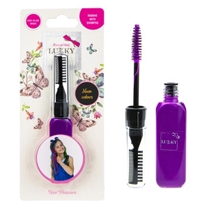 Lukky mascara pour cheveux néon, violet
