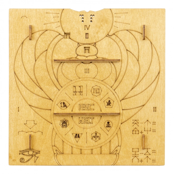 EscapeWelt Casse-tête en bois Pyramide