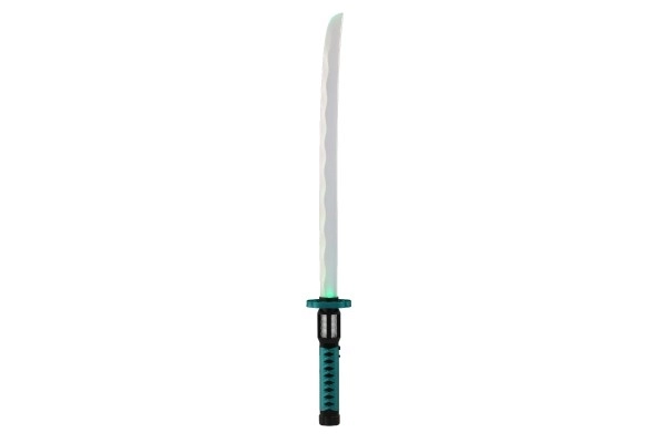 Épée Samurai en plastique lumineuse 73 cm