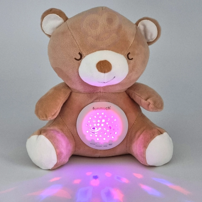 Woopie Baby peluche apaisante avec projecteur ourson 2en1