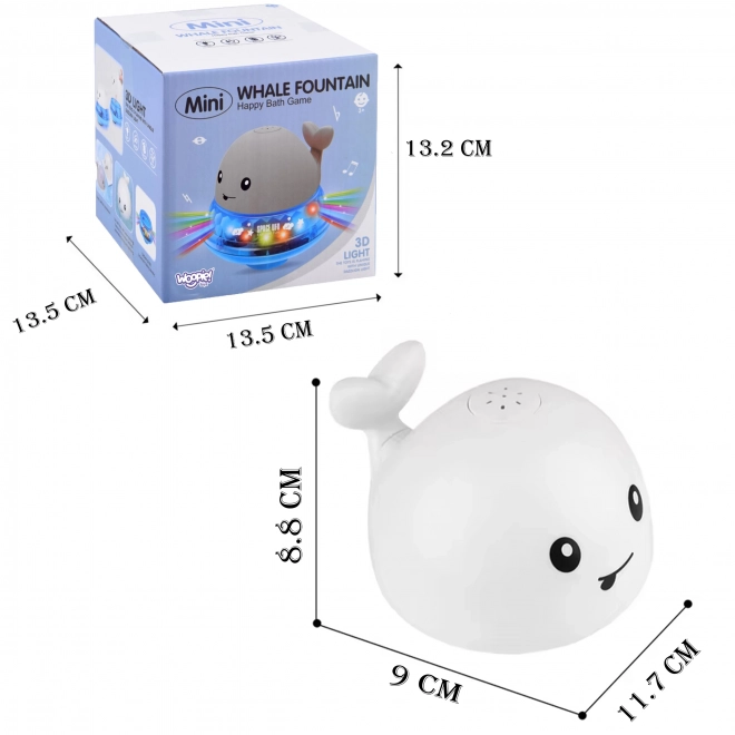 Jouet de bain baleine avec fontaine