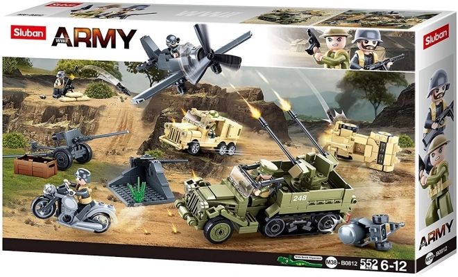 Sluban Army M38-B0812 Véhicules Militaires