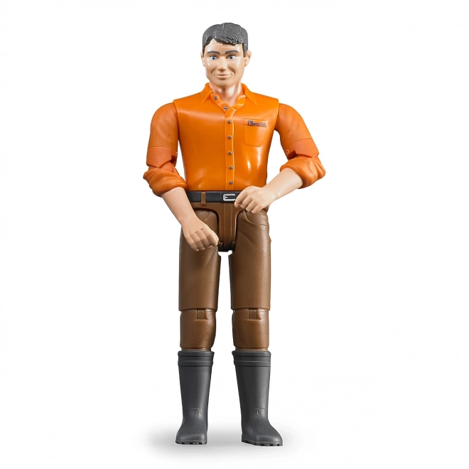 Figurine Bruder BWORLD homme pantalon marron