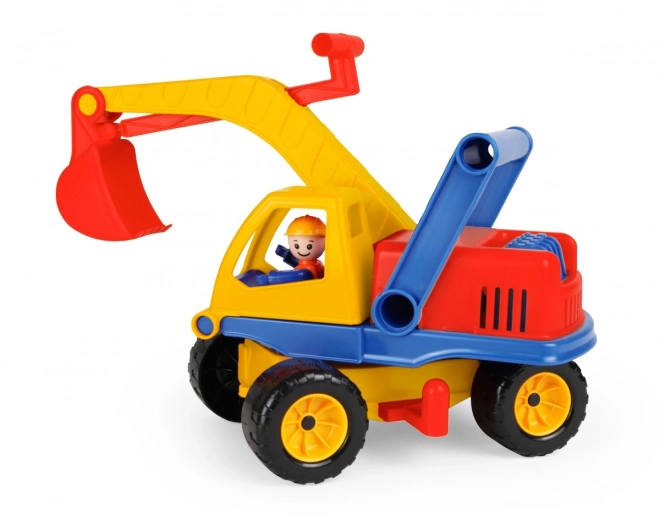 Auto pelle avec figurine 32cm