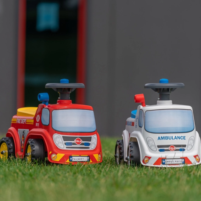 Camion de pompier roulant avec klaxon pour enfants par FALK