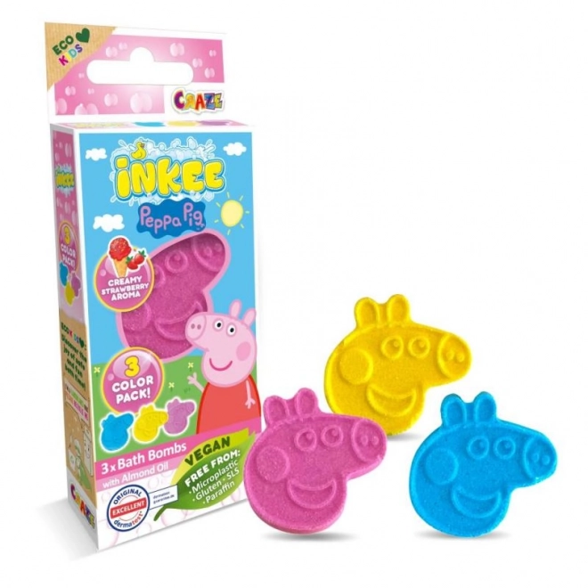 INKEE - Mini pack bombe effervescente - Peppa Pig