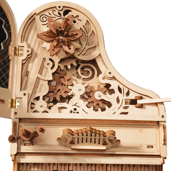 RoboTime 3D Puzzle mécanique en bois Piano Magique (entraînement électrique)