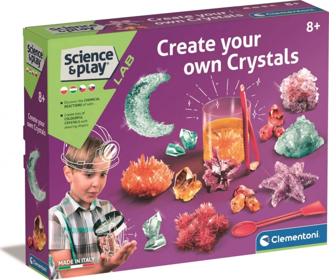 CLEMENTONI Science&Play Laboratoř: Créez vos propres cristaux