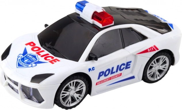 Voiture de police interactive avec lumières et sons