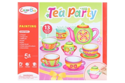 Peinture d'un ensemble à thé