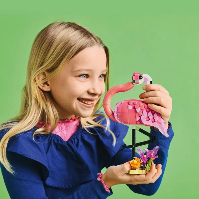 LEGO Creator 3 en 1 31170 Animaux Sauvages : Flamant Rose