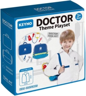 Malette de docteur pour enfants avec 7 pièces d’accessoires