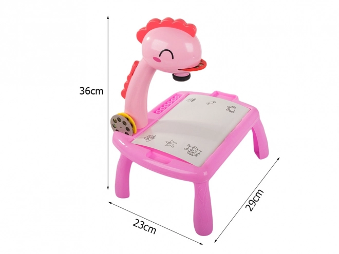 Table à dessin pour enfants avec projecteur