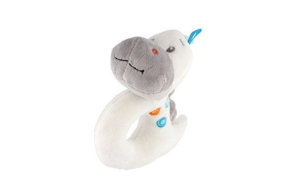Hochet dinosaure peluche 13cm sur carte dans sachet 0+