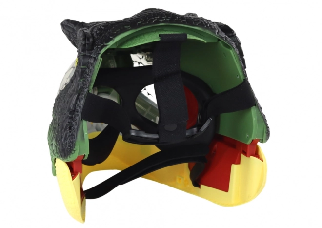 Masque de dinosaure avec sangle réglable et effets lumineux et sonores