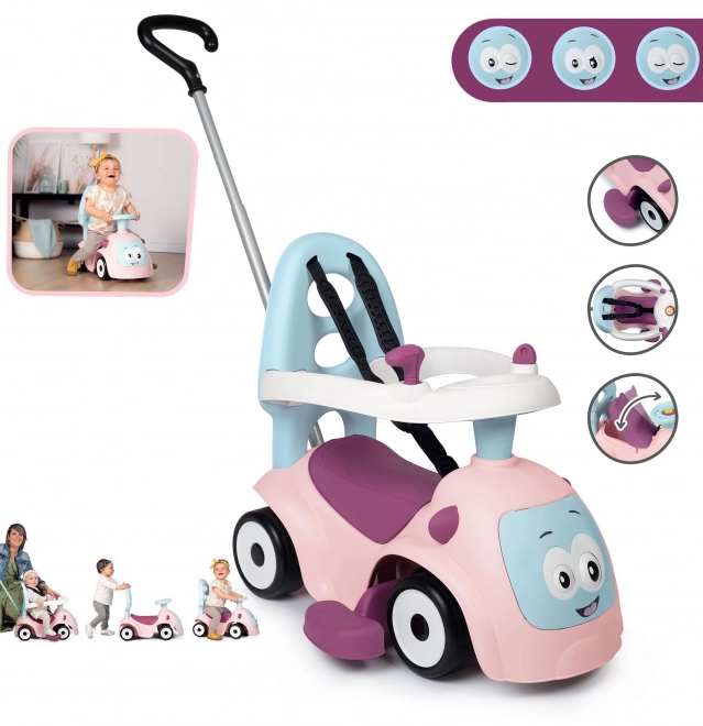 Porteur SMOBY Maestro 3 en 1 Rose