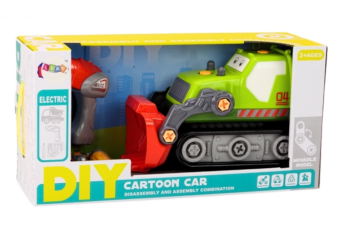 Kit de construction à vis DIY Chargeur sur chenilles pour enfants