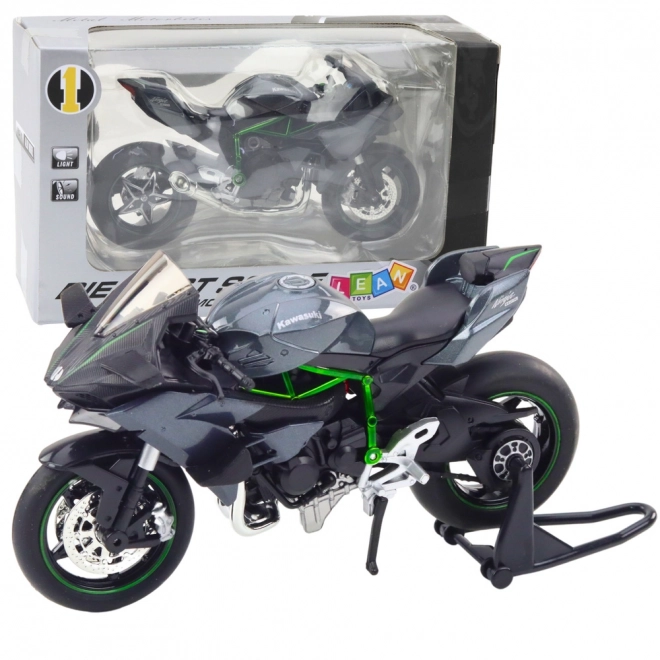 Moto Sport en Métal avec Effets Lumineux et Sonores