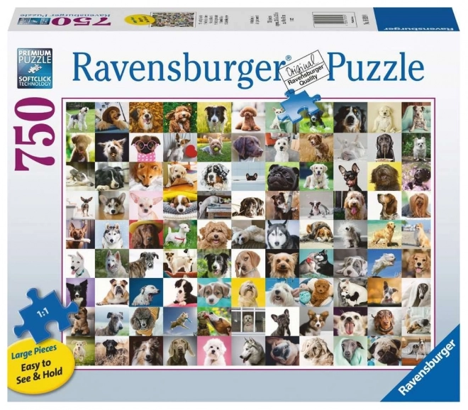 RAVENSBURGER Puzzle 99 adorables chiens XL 750 pièces