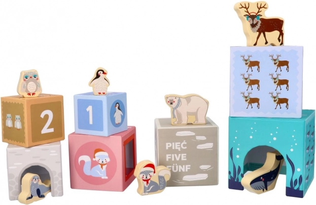 Pyramide pour les tout-petits – animaux de l’Arctique