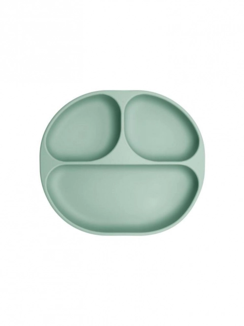 Set de table en silicone pour enfants MoMi AMI vert