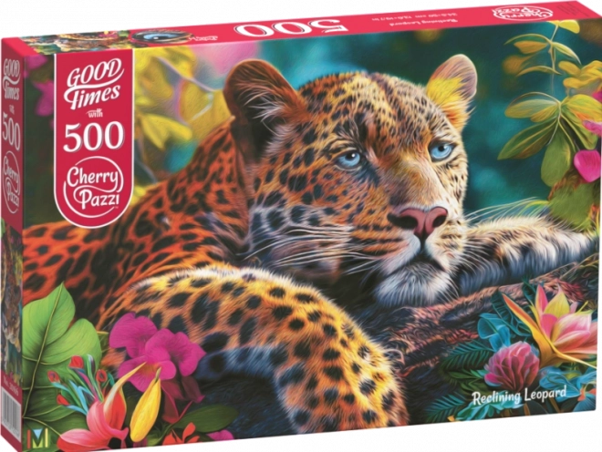 Puzzle Léopard couché 500 pièces