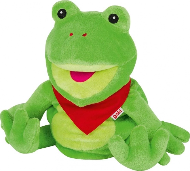 Marionnette en peluche Grenouille