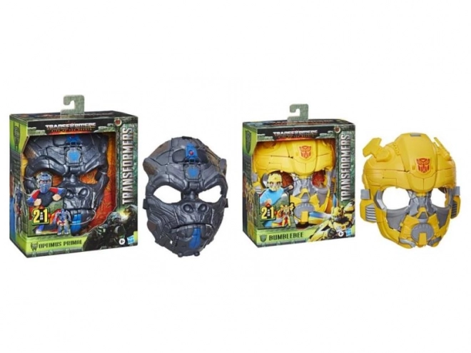 Masque et figurine Transformers 2 en 1