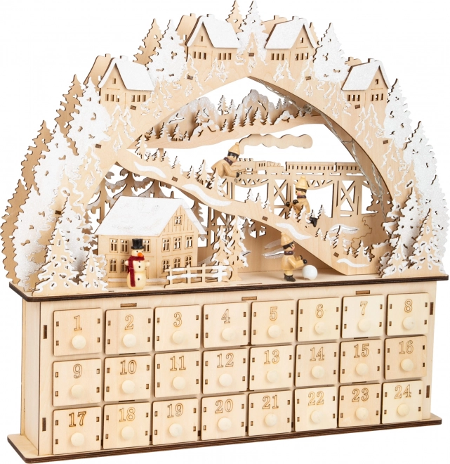 Calendrier de l’Avent Skieurs