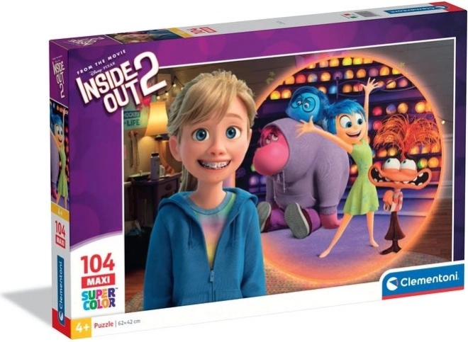 Clementoni Puzzle Dans la tête : Riley Maxi 104 pièces