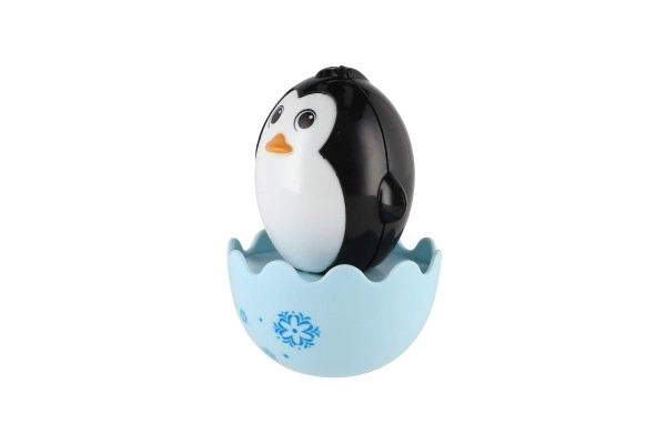 Pingouin culbuto avec grelot, 8 cm, jouet pour bébés