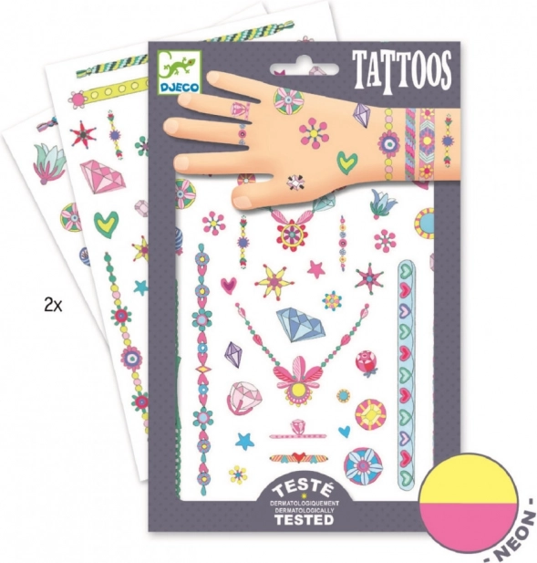 Tatouages pour enfants DJECO Pour la fête