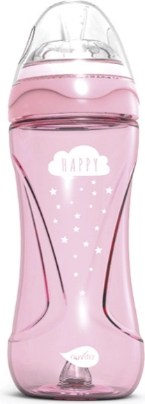 NUVITA Biberon 330 ml Rose clair