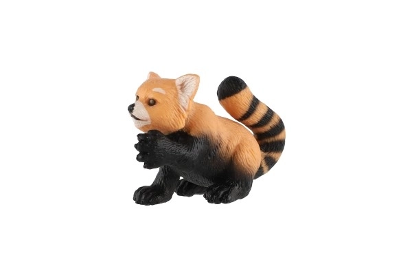 Panda rouge jouet en plastique 5cm dans un sachet