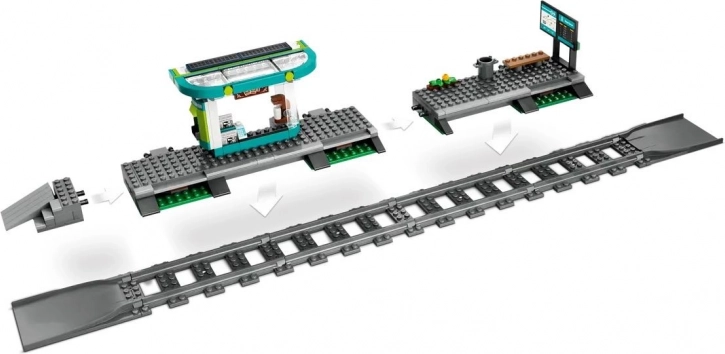 Station avec café et plateformes d’accessibilité