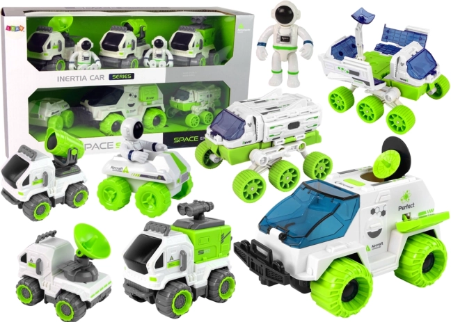 Ensemble de véhicules spatiaux 6-en-1 Rover Satellite Astronome pour enfants