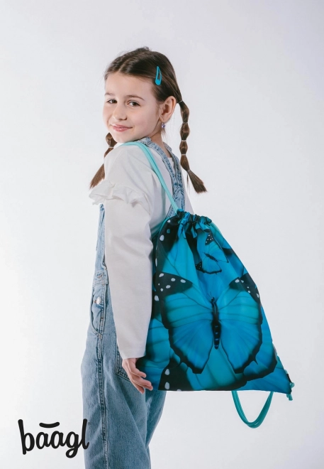 BAAGL SET 3 Ergo Butterfly: cartable, trousse, sac