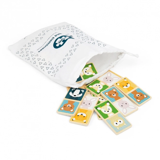 Dominos en bois Animaux de la Forêt