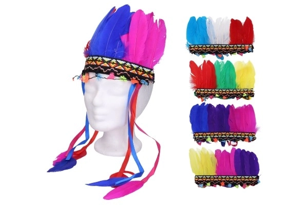 Set carnaval - serre-tête indien MIX