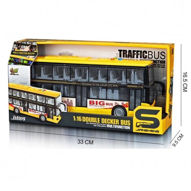 Autobus réaliste avec lumières et sons