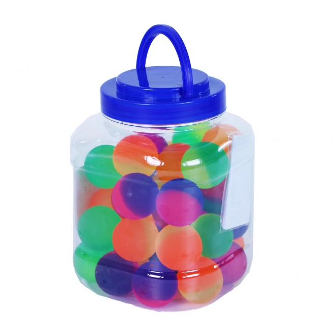 Boules rebondissantes colorées 38 mm