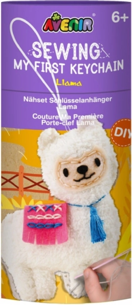 Kit créatif Couds un porte-clés - Lama