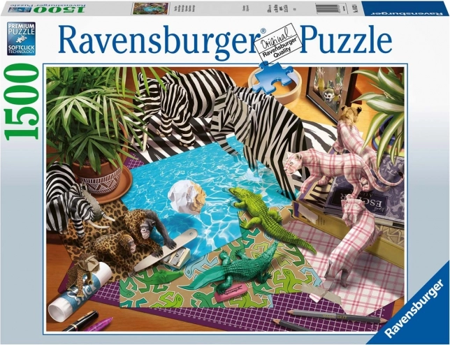 Puzzle Ravensburger origami aventure – 1500 pièces
