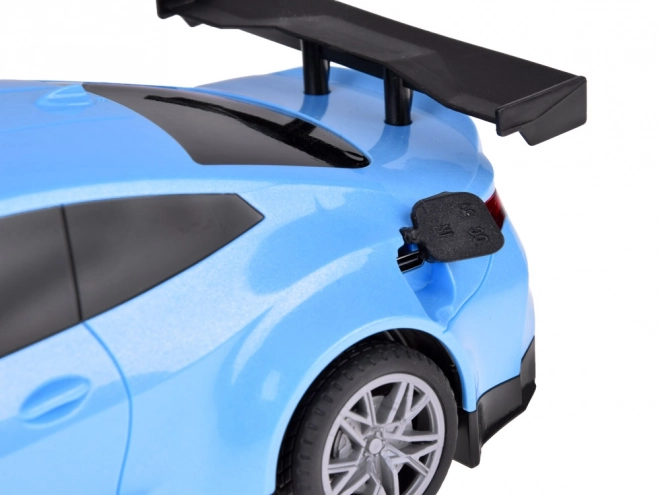 Voiture et station de recharge avec éclairage coloré