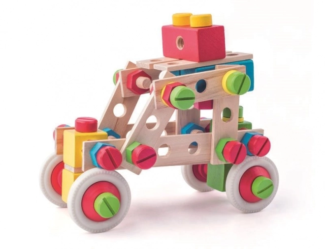 Constructeur - Jeu de construction en seau - 140 pièces
