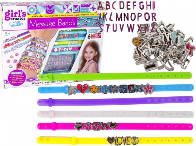 Kit créatif pour fabriquer des bracelets avec breloques