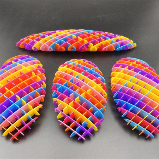 Jouet sensoriel anti-stress élastique Arc-en-ciel 10 cm